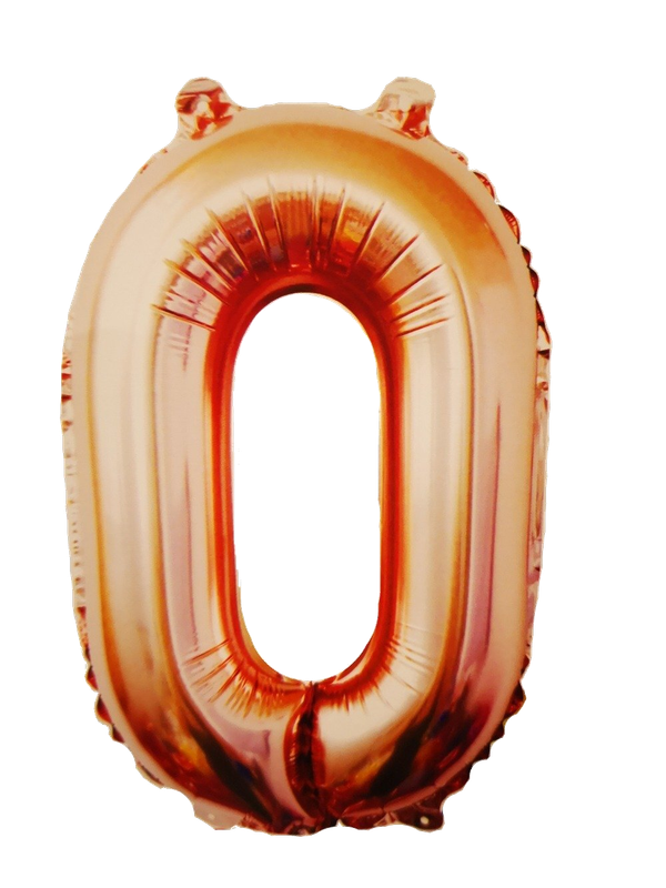 Foil Number Balloons - Rose Gold - 106cm