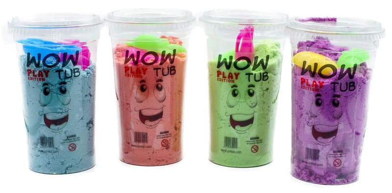 Wowtub Kinetic Sand Edition 4 x Kinetic Sand tubs - Wow
