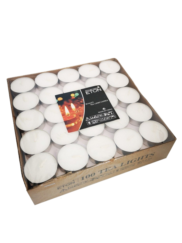 Tea Light Candles - 100 Pack