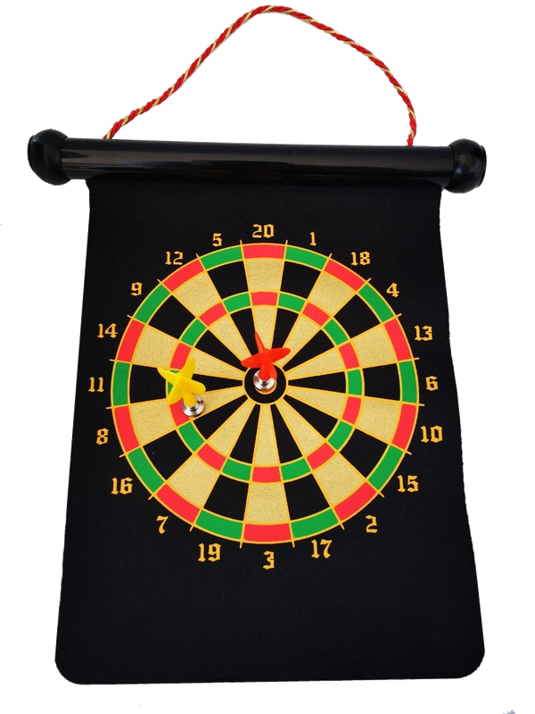Dart Board - Roll Up Double Sided Magnetic Dart Board
