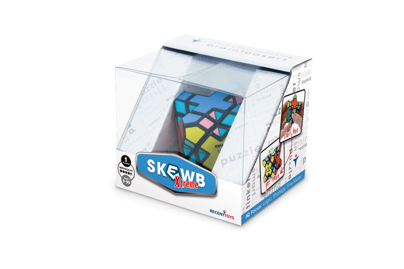 Meffert's Skewb Xtreme - The Original 10-Sided Diamond Brainteaser Puzzle Challenge from Recent T...