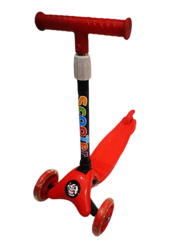 Kids T-Bar Scooter- with Brake and Light Up Wheels