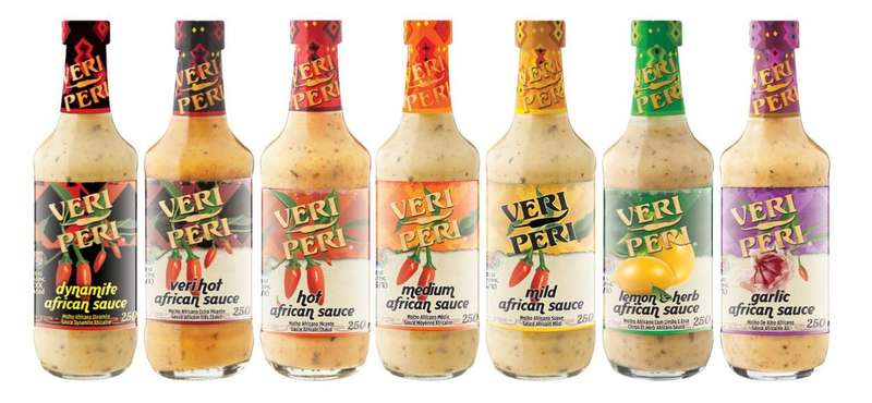 Veri Peri Sauce  - African Sauce 250ml -Assorted Flavours