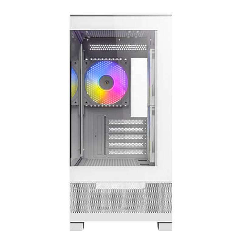 Antec CX500M Micro-ATX RGB Mini-Tower Gaming PC Case White 0-761345-10110-3