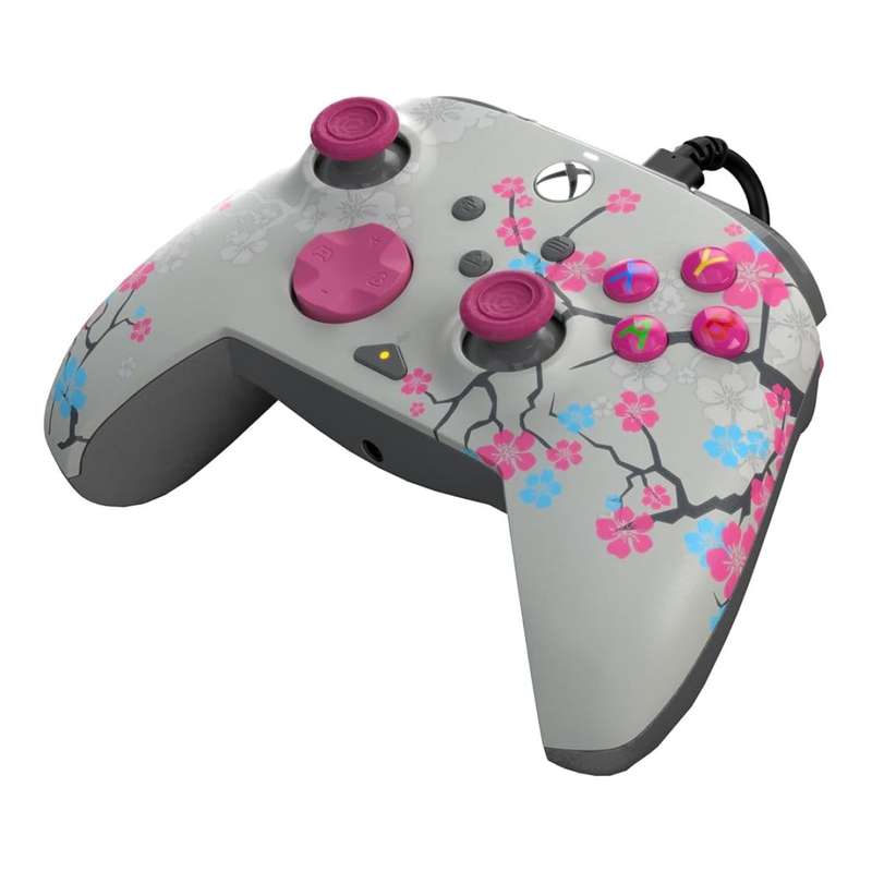 PDP Rematch GLOW Wired Controller for Xbox Series X Cherry Blossom 049-023-BLSM