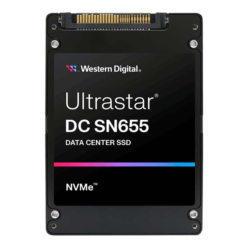 WD Ultrastar DC SN655 15.3TB U.3 PCIe 4.0 NVMe Internal SSD 0TS2460
