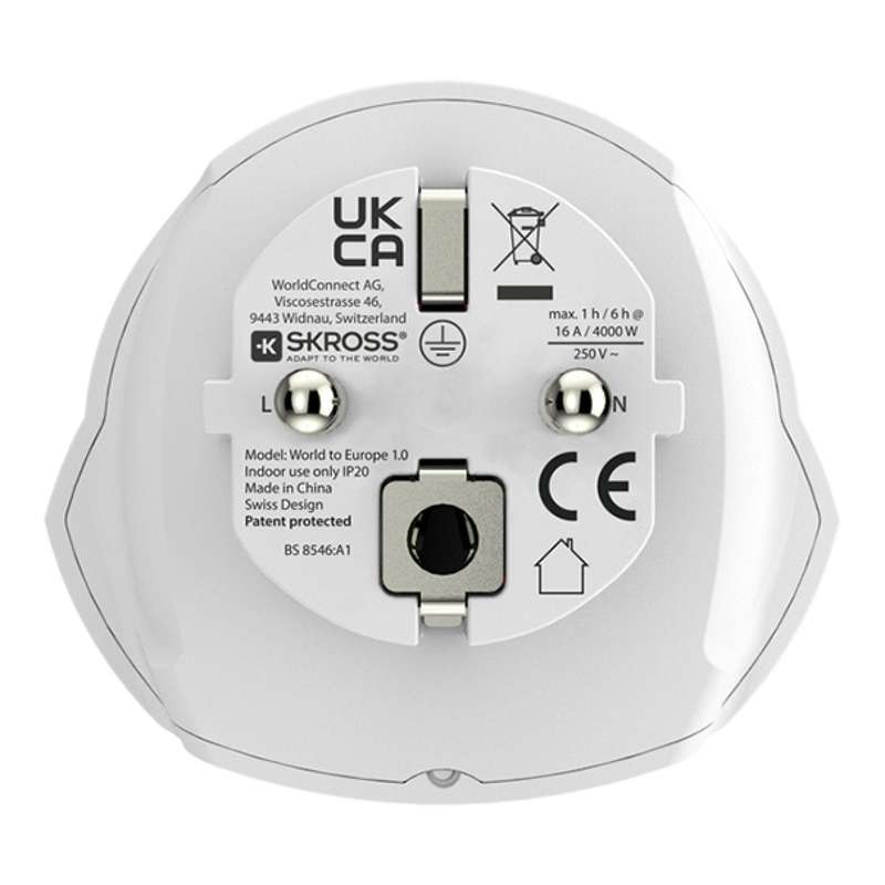 Skross World to Europe Adapter Plug 1.500211-E