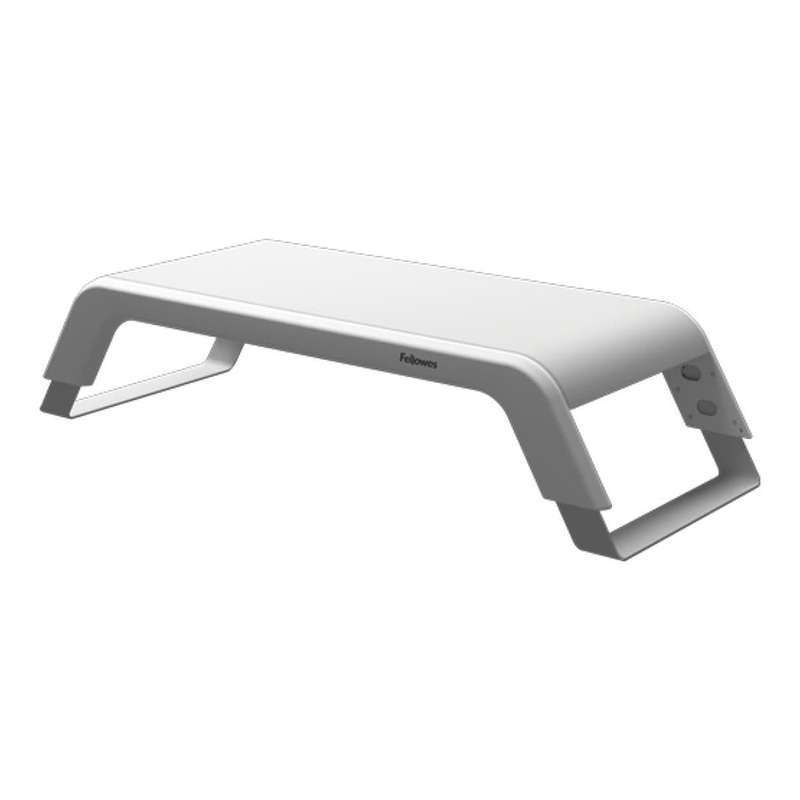 Fellowes Hana LT Height Adjustment Monitor Riser Stand White 100016997