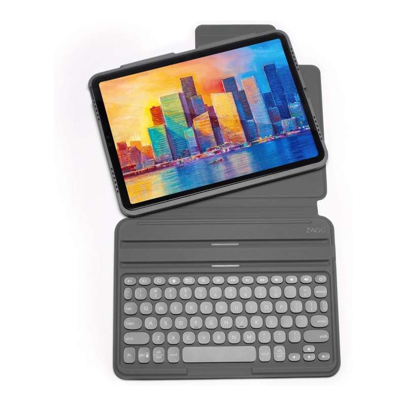 ZAGG Pro Keys Wireless Keyboard and Case for Apple iPad 10.9 Black and Grey 103407271