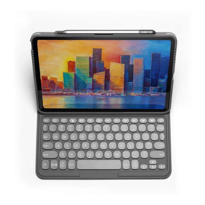 ZAGG Pro Keys Wireless Keyboard and Case for Apple iPad 10.9 Black and Grey 103407271