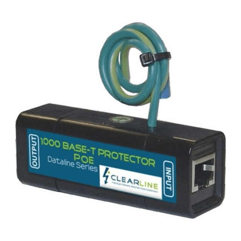 Clearline 1-port Gigabit PoE In-line Protector 12-00974
