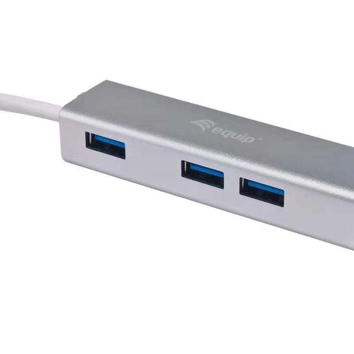 Equip Gen USB-3.0 4-port Hub Silver 128958