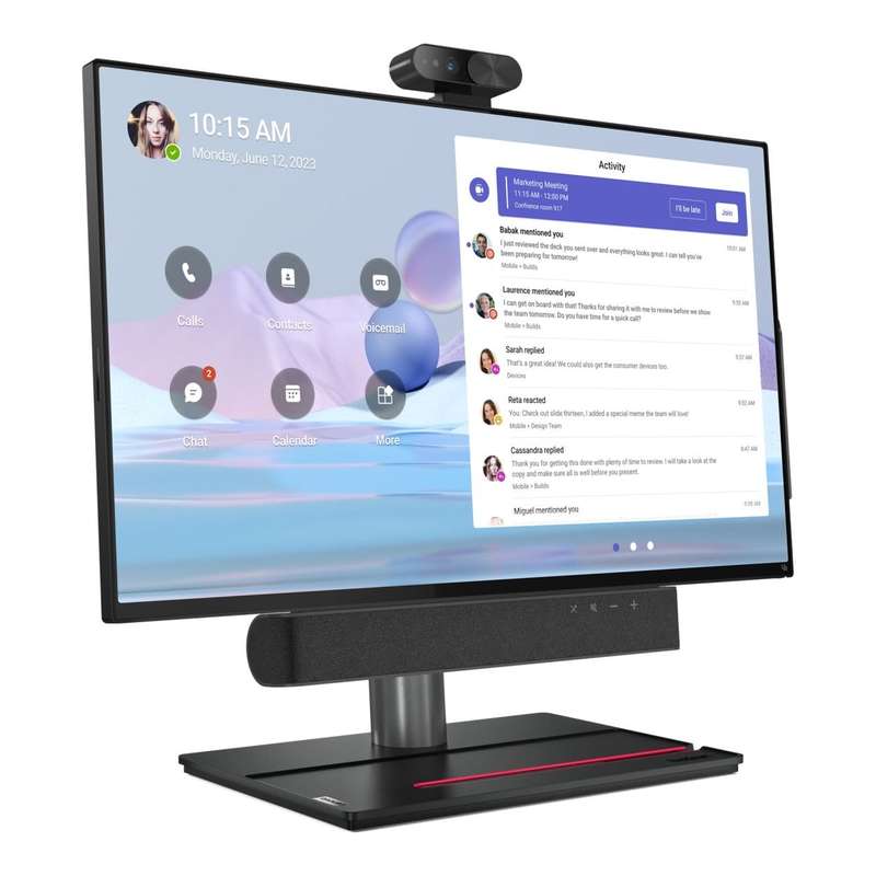Lenovo ThinkSmart View Plus 27-inch FHD Conference All-in-One PC - Qualcomm QCS8250 128GB UFS 8GB...