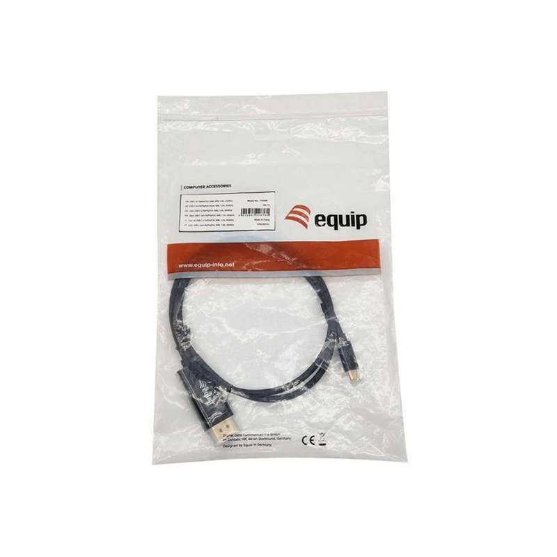 Equip USB-C Male to DisplayPort Male 4K 60Hz 2m Adapter Cable 133427