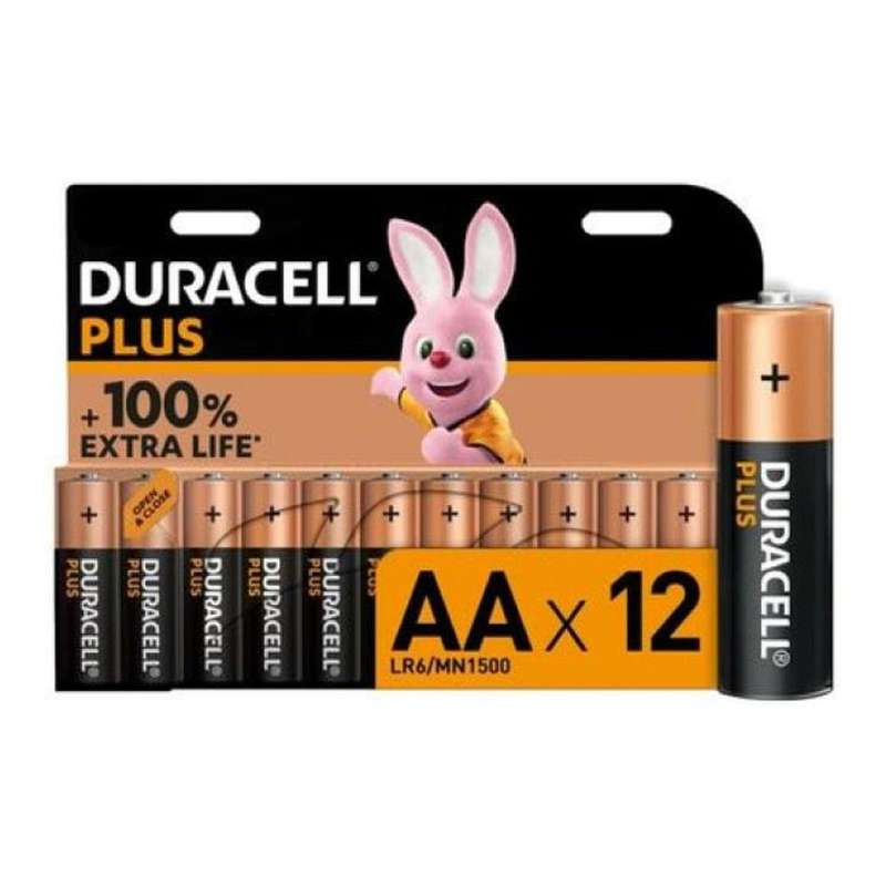 Duracell Plus AA Batteries 12-pack x12 142640