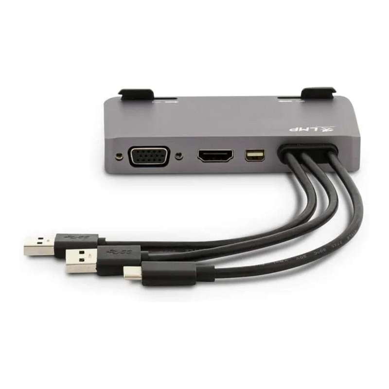 LMP Attach Dock Pro 10-in-1 Type-C Docking Station for iMac Grey 18633
