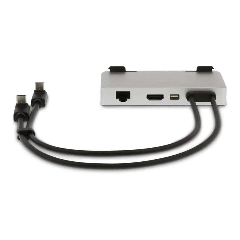 LMP Attach Dock ProStand 4K 7-in-1 Type-C Docking Station Silver 19095