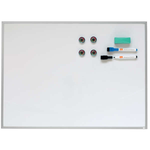 Nobo Small Magnetic Whiteboard Aluminium Frame 585x430mm