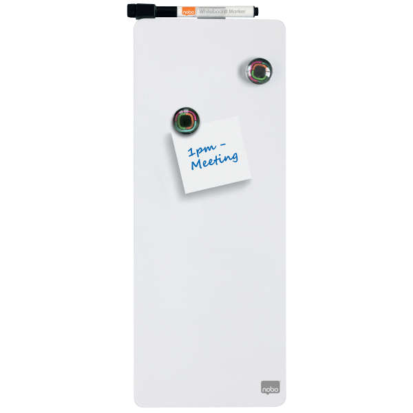 Nobo Mini Magnetic Whiteboard Strip White 140x360mm