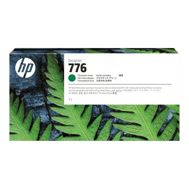 HP 776 Chromatic Green 1l Ink Cartridge Original 1XB03A Single-pack