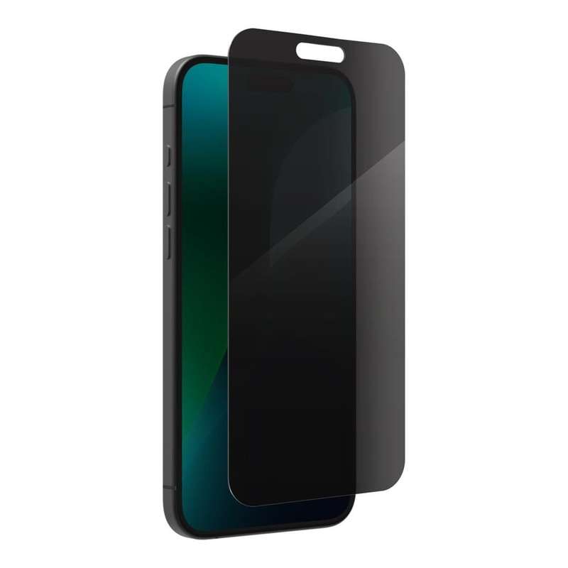ZAGG Glass Elite Privacy Ultra-Strong Tempered Glass Screen Protector for iPhone 15/16 Plus 200...