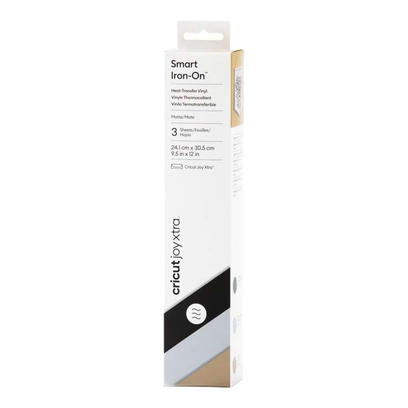 Cricut Joy Xtra Smart Iron-On Vinyl 24.1x30.5cm 3-sheets Classic Sampler 2010395