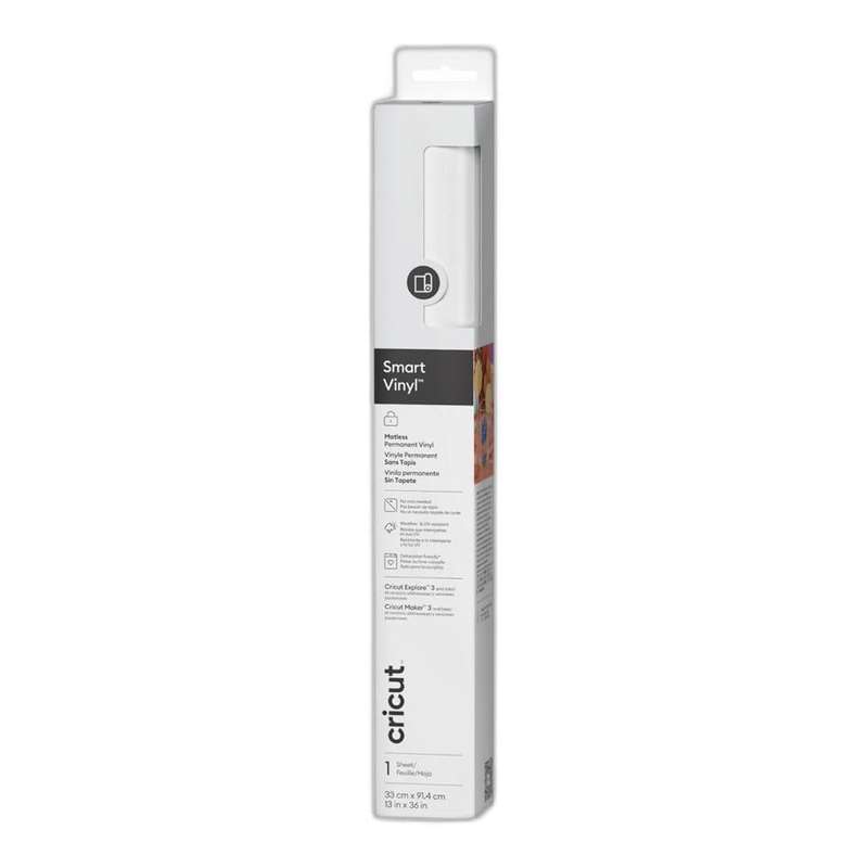 Cricut Smart Matless Permanent Vinyl 33x91cm 1-sheet White 2011315