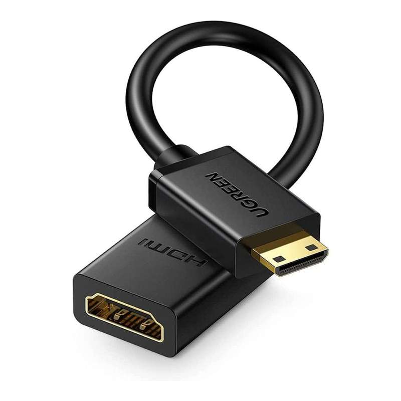 UGreen Mini HDMI Male to Female Adapter Black 20137