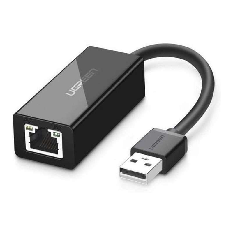 Ugreen USB-A Male to RJ45 10/100Mbp/s Adapter Black 20254