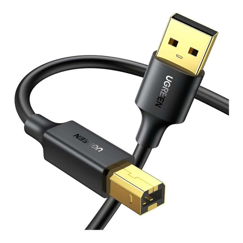 Ugreen 20847 2m USB 2.0 A to USB-B Printer Cable 480 Mbit/s Black