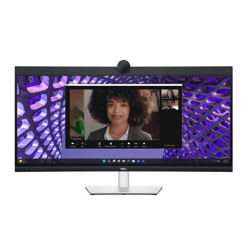 Dell P3424WEB 34.1-inch 3440 x 1440p WQHD 21:9 60hz 5ms LED IPS Curved Video Conferencing Monitor...