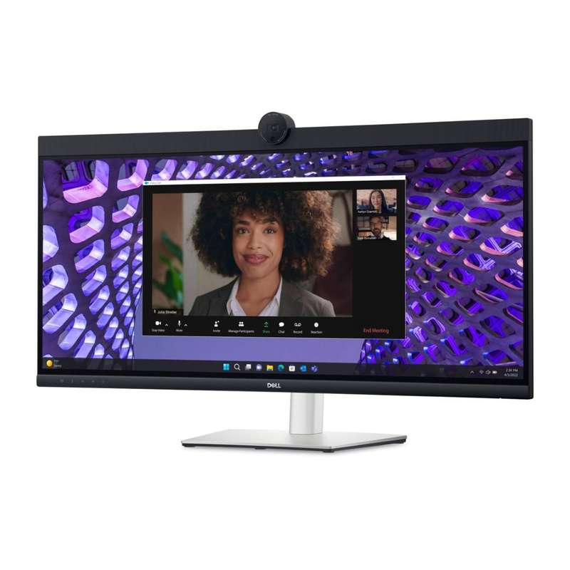 Dell P3424WEB 34.1-inch 3440 x 1440p WQHD 21:9 60hz 5ms LED IPS Curved Video Conferencing Monitor...