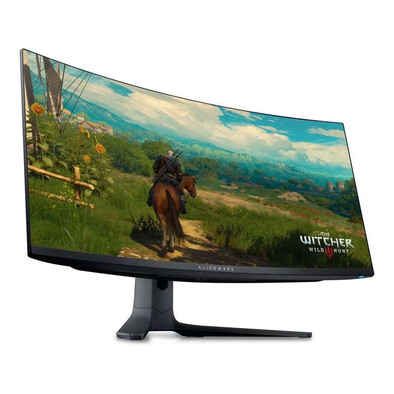 Alienware AW3423DWF 34.1-inch 3440 x 1440p WQHD 21:9 165Hz 0.1ms QD-OLED Curved Gaming Monitor 21...