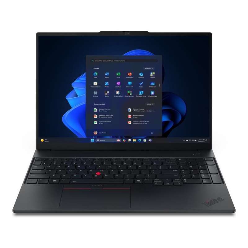 Lenovo ThinkPad E16 G3 16-inch WUXGA AI Laptop - Intel Core Ultra 5 225U 512GB SSD 16GB RAM Win 1...