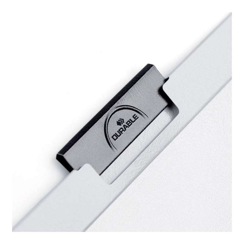 Durable DURACLIP A4 30-sheet Metal Clip File Folder 25-pack Black 220001