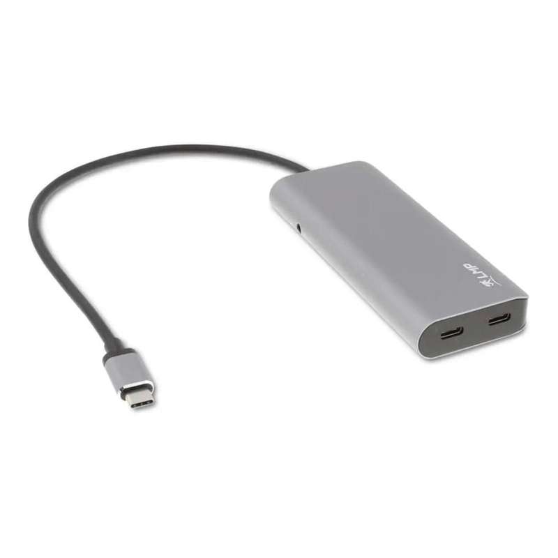 LMP 7-in-1 Type-C Hub with 36W External Power Supply Grey 22366