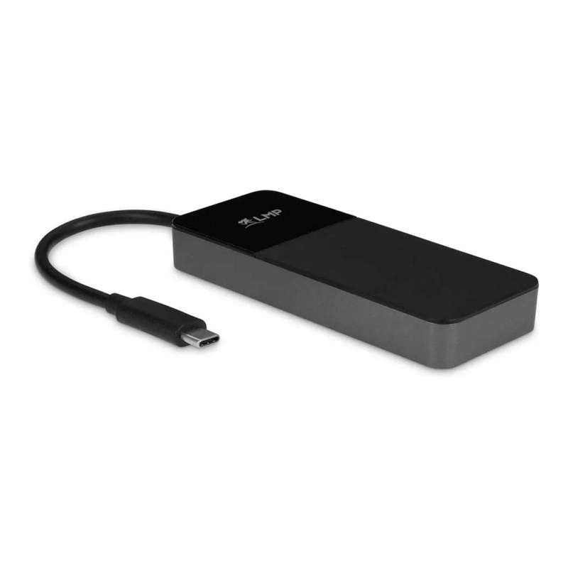 LMP 2-in-1 Type-C Dual Adapter Black 24174