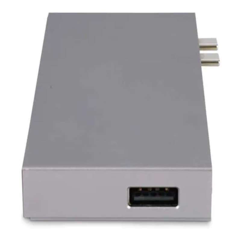 LMP Compact Dock 2 6-in-1 Type-C Ethernet Docking Station Grey 24418