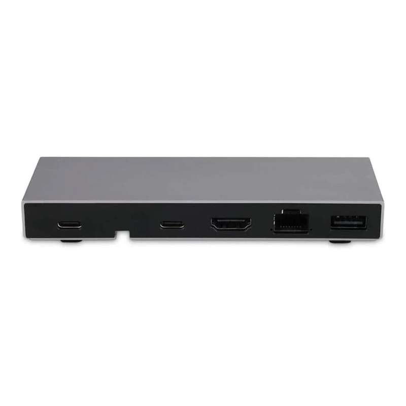 LMP Compact Dock 2 6-in-1 Type-C Ethernet Docking Station Grey 24418