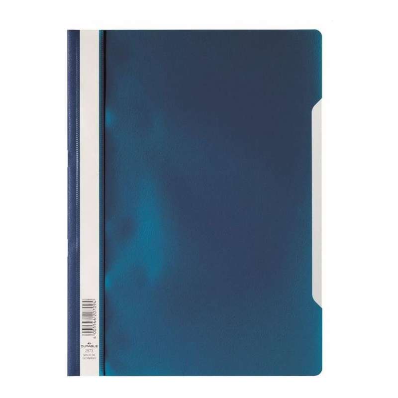 Durable Clear View A4 Project Folder Document File 50-pack Dark Blue 257307