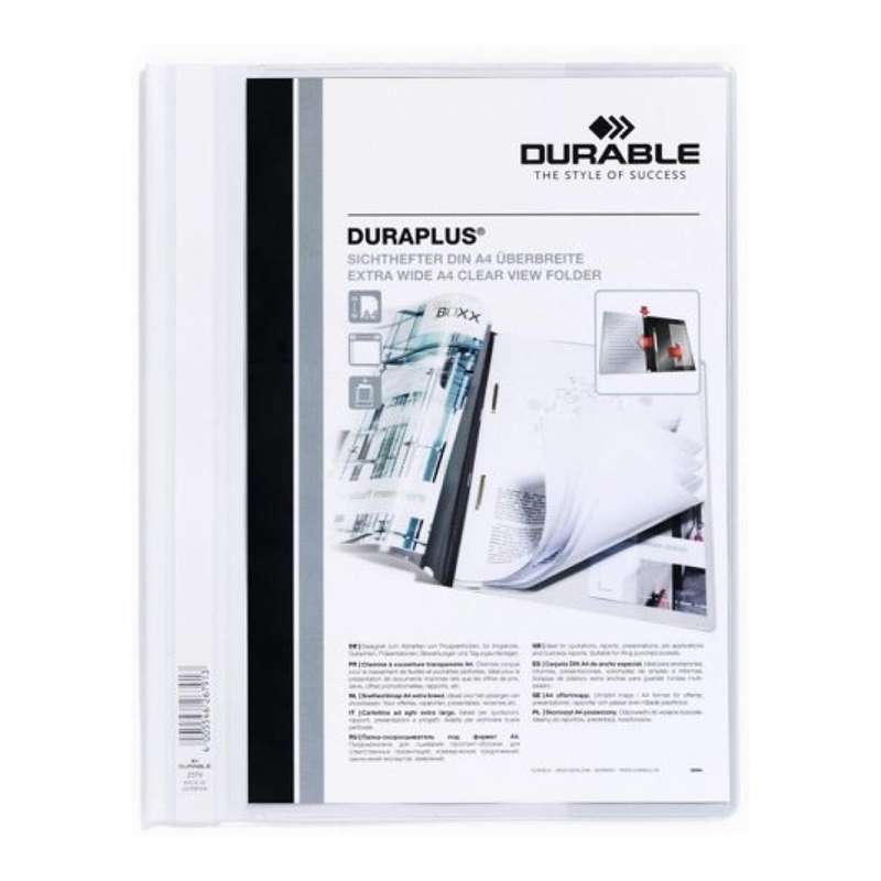 Durable DURAPLUS A4 Project Presentation File 25-pack White 257902