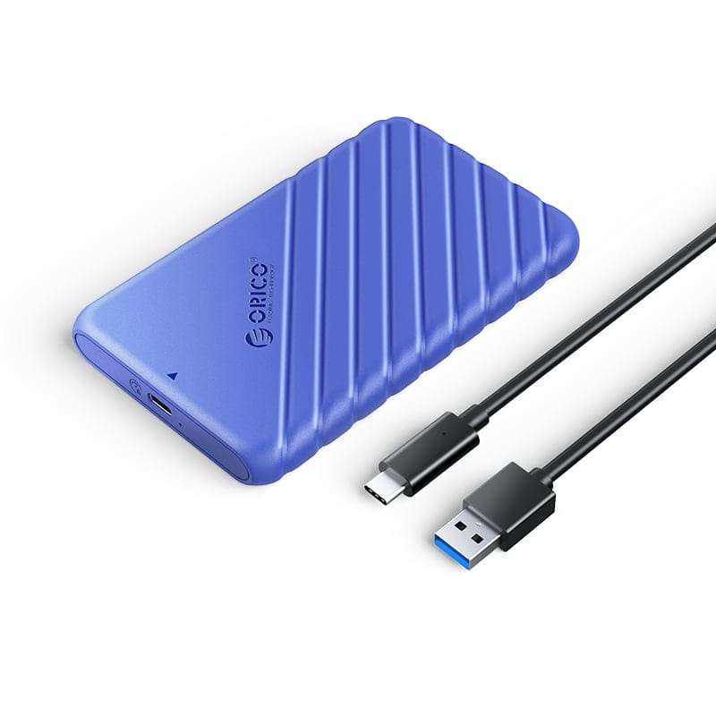 Orico 2.5-inch Gen1 Type-C to Type-A HDD Enclosure Blue 25PW1-C3-BL-EP