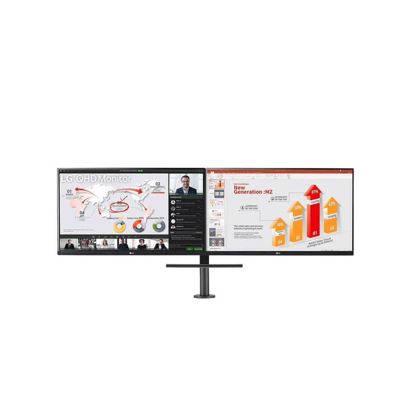 LG 27QP88D-B 27-inch 2560 x 1440p QHD 16:9 5ms LCD IPS Monitor