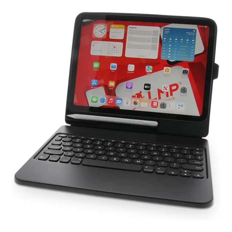LMP DefenderCase 10.9-inch Keyboard Folio Tablet Case for iPad Black 29090