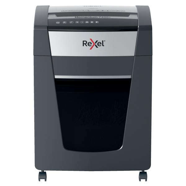 Rexel Momentum P420+ Jam  Free Cross Cut Paper Shredder 301087