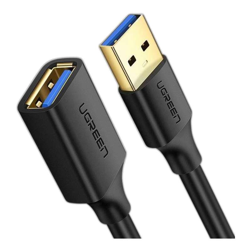 Ugreen 3m USB 3.0 Female to USB 3.0 Male Cable Cord Extension Adapter Black 30127