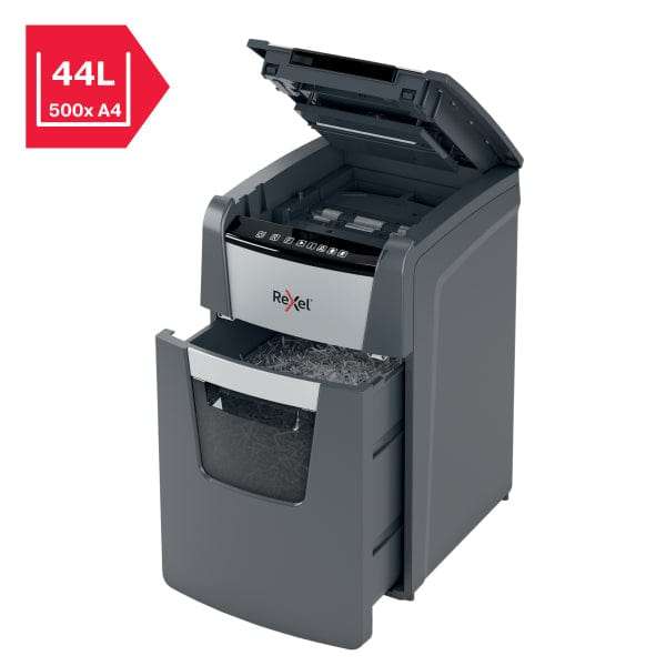 Rexel Optimum Autofeed 130M Automatic Micro Cut P5 Paper Shredder 301439