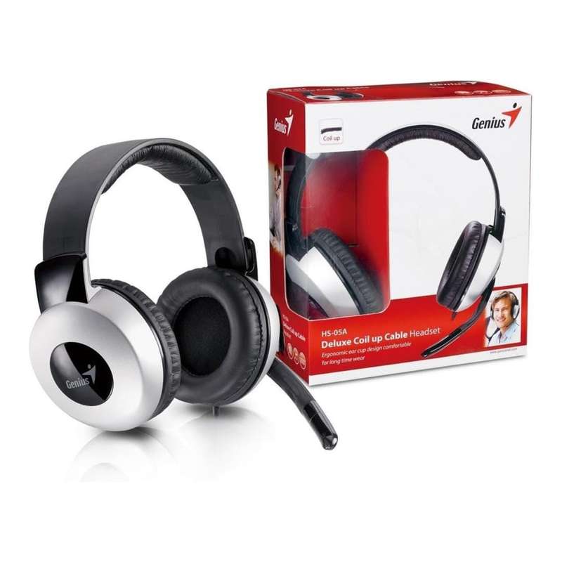 Genius HS-05A Wired Headset Silver 31710011100