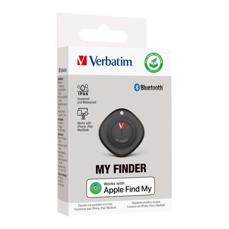 Verbatim My Finder Bluetooth Tracker 1-pack Black 32130