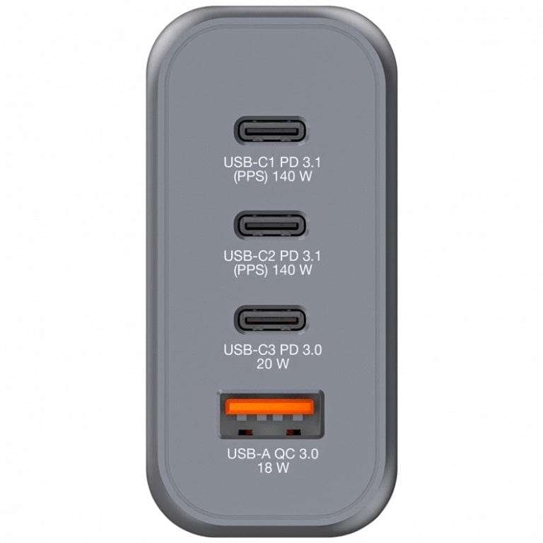 Verbatim 140W 4-in-1 GaN Wall Charger 32203